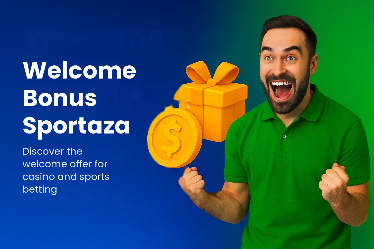Sportaza welcome bonus for casino and sports betting