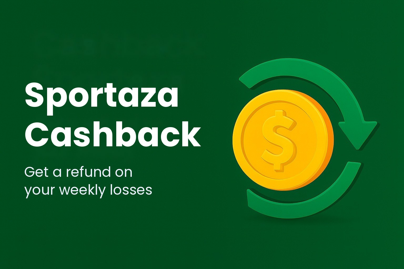 Sportaza weekly cashback: a refund of part of your losses